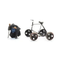 Artitec HO 387.608 Cykeldraisin + figur. F�rdig model