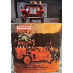 Matchbox YFE22-M die cast Ford T Fire Engine model �rgang 1916 skala 1:43