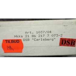 Laser HO 1037/04 DSB �lvogn Carlsberg