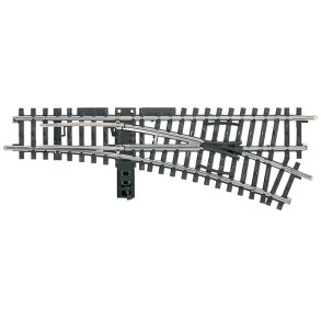 M�rklin 2266 K sporskifte venstre 22� 30' 168,9 mm.