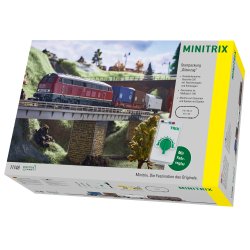 Minitrix 11146 spor N DB startst "godstog" til analog drift. Nyhed 2020/2021