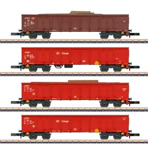 M�rklin 82542 spor Z DB AG H�jsidet vogns�t type Eanos bl.a. til transport af metalskrot. Nyhed 2024