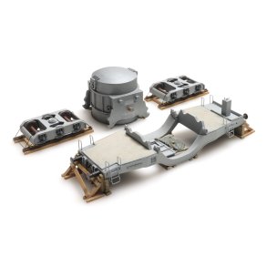 Artitec HO 487.801.84 Last: r�jernsvogn. F�rdig model