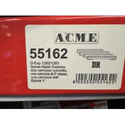 ACME 55162 DR personvogns�t med 4 vogne Spree-Alpen Express international Berlin-Bolzano-Merano 