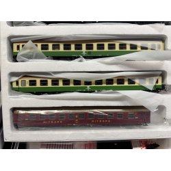 ACME 55162 DR personvogns�t med 4 vogne Spree-Alpen Express international Berlin-Bolzano-Merano 