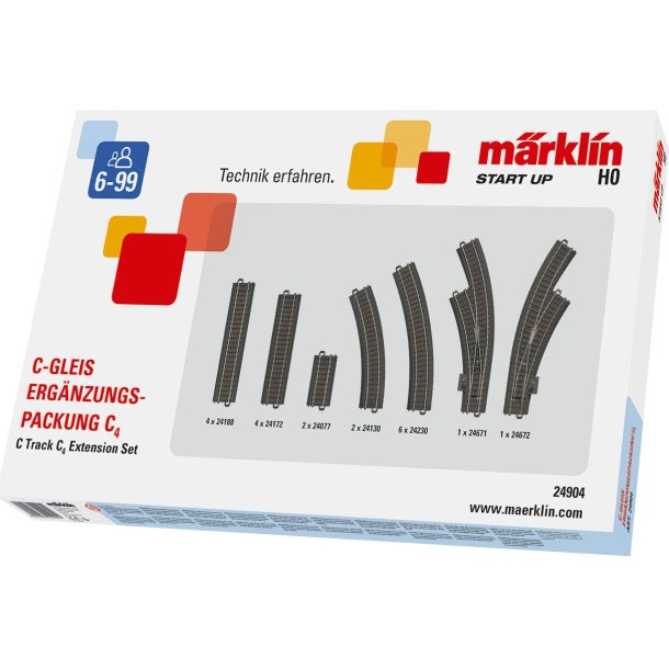 Mrklin 24904 C Skinne supplerende pakke C4