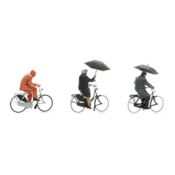 Artitec HO 5870016 Cyklister i regnvejr
