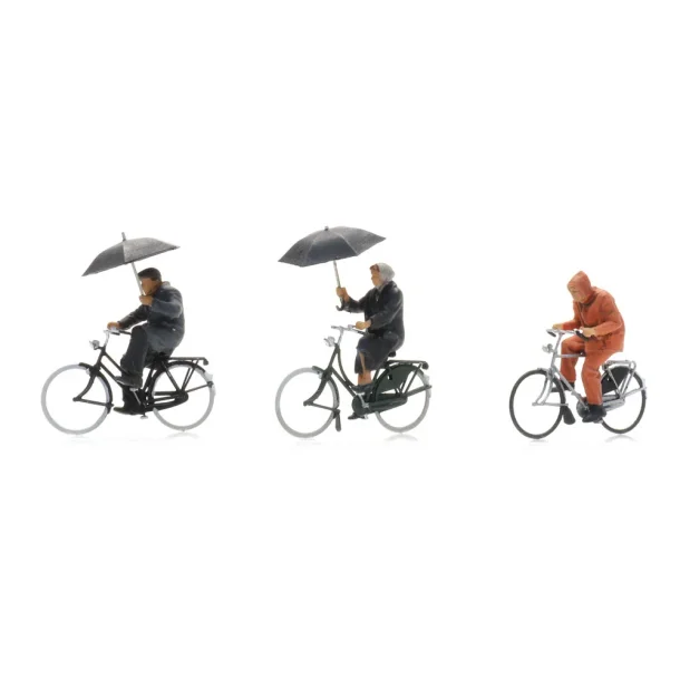 Artitec HO 5870016 Cyklister i regnvejr