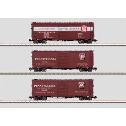 M�rklin 45650 USA godsvogns�t Box Car Type XM Pennsylvania Railroad 