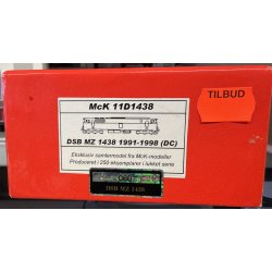 McK 11D1438 DSB diesellok MZ 1438 til DCC med LokSound og diesellyd