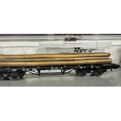 Roco HO 67366 DRG stolpevogn med beladning og bremsehus
