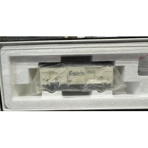McK HO 1910 DSB lukket godsvogn Carlsberg Hvid Hs 21 86 210 0 139-3