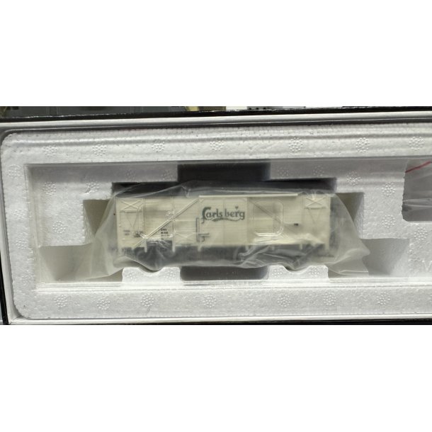 McK HO 1910 DSB lukket godsvogn Carlsberg Hvid Hs 21 86 210 0 139-3