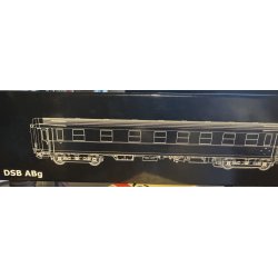 Mck 1007 DSB personvogn r�d ABg 1/2 kl. 50 86 38-44 245-1