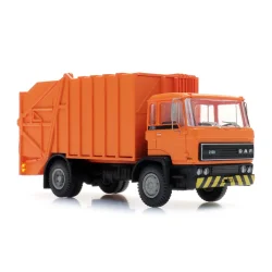 Artitec HO 487.052.13 DAF vippef�rerhus 1982, skraldebil, orange. F�rdig model