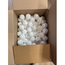 Floorball 51066 Unihoc hvide crater floorball bolde 1 kasse 