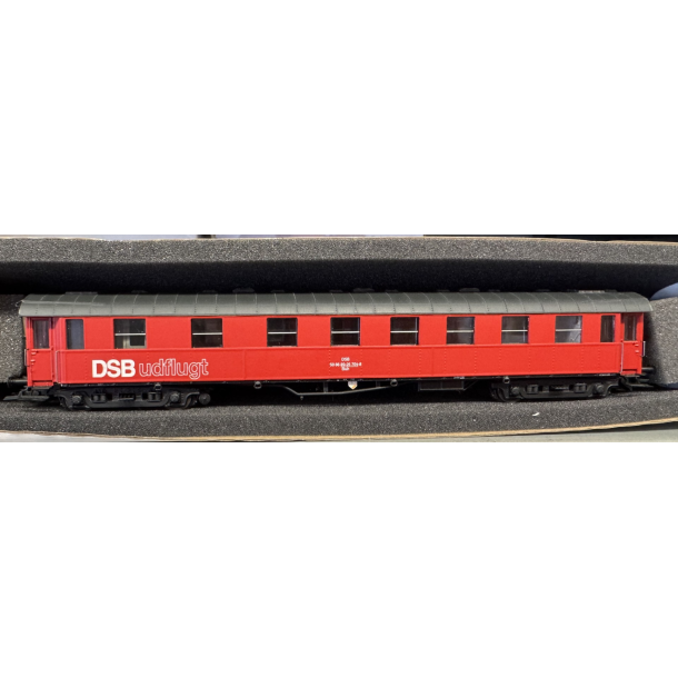 DF modeltog 50 86 DSB udflugtsvogn Buh Den fra Olsen banden