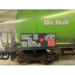Fleischmann HO 783 6 571-7 On Rail tankvogn med kort kobling
