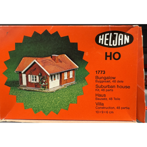 Heljan HO 1773 bungalow 10x9x6 bygges�t