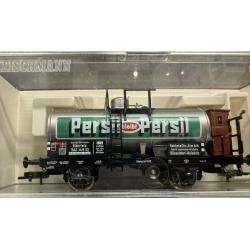 Fleischmann HO 5435 DR tankvogn Persil med bremsehus samt profi kortkoblinger