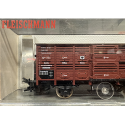 Fleischmann HO 5841 K.P.E.V. dyrtransport med kortkoling profi