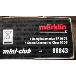 M�rklin 88843 spor Z DB damplok BR 50