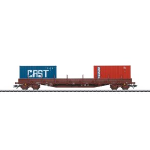 Mrklin 47119-02 NSCB/NMBS containervogn med 2 container 20 fods CAST. GENSTA. Nyhed 2023