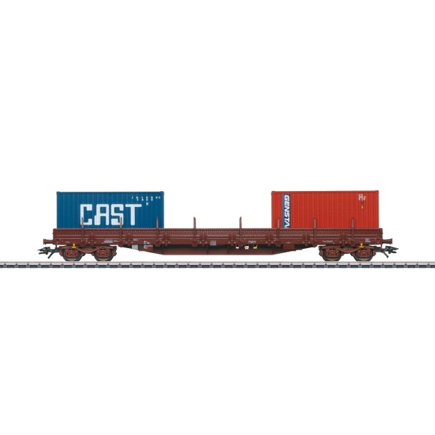 Mrklin 47119-02 NSCB/NMBS containervogn med 2 container 20 fods CAST. GENSTA. Nyhed 2023