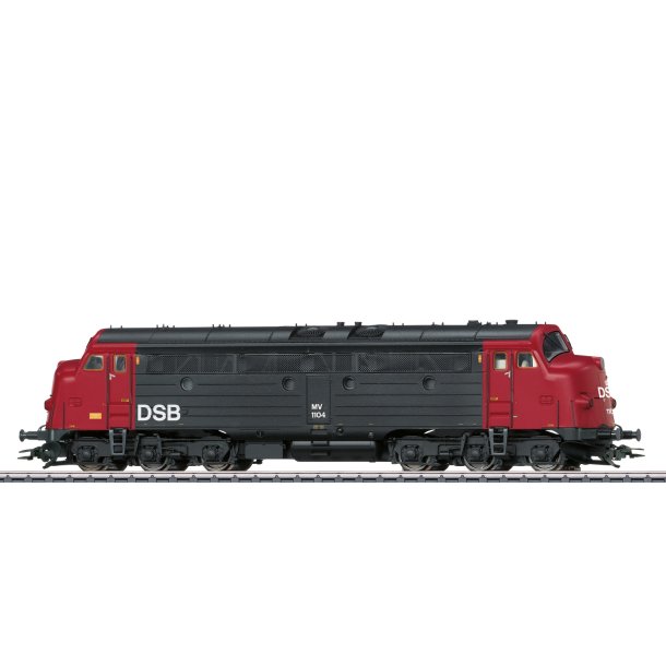 39688 DSB MY diesellok MV 1104 med MFX+ diesellyd. Nyhed 2025/26. P� lager d.11.3.26