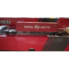 ACME HO 90251 DSB b�rrevogn typ Sgns med 40 Fod container  Royal Arctic