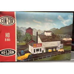 Heljan HO B 508 gammel fabrik 28x11,5x13 bygges�t