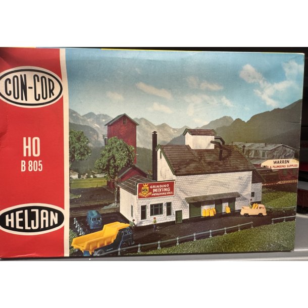 Heljan HO B 508 gammel fabrik 28x11,5x13 bygges�t