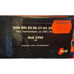 McK 3705 DSB personvogn r�d Bfh 50 86 27-61 34 