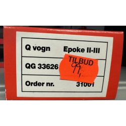 Hobbytrade 31001 DSB godsvogn Qg 33626