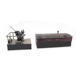 Artitec HO 487.801.65 Eisenbahn Flakstand 20mm leveres uden vogn. F�rdig model.