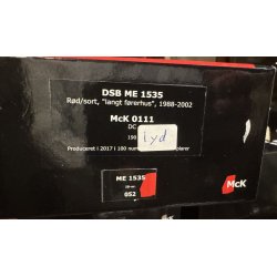 McK 0111 DSB diesellok ME 1535 med lang f�rerhus med LokSound og DCC j�vnstr�m drift samt diesellyd