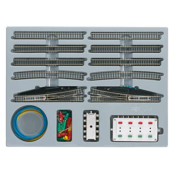 Mrklin 8191 spor Z Udvidelsespakke E med elektromagnetiske sporskift