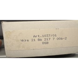 Laser HO 1037/01 DSB lukket godsvogn 