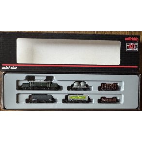 M�rklin 81301 spor Z �BB godstogs�t E-Lok 1020 med MFX og 5 godsvogne