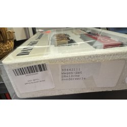 M�rklin 98442113 DSB reklame godsvogs�t med 3 vogne