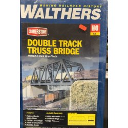 Walthers HO 933-3012 dobbeltsporet fagv�rksbro bygges�t