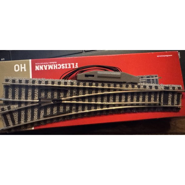 Fleischmann HO 6170 profi sporskifte venstre inkl motor 64000