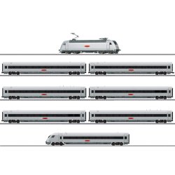 M�rklin 26931 E-Lok Togs�t Metropolitan Express-tog (MET) med MFX+ og motorlyd. Nyhed 2024