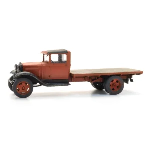 Artitec HO 387.711 Ford Model AA fladbed r�d f�rdig model. 