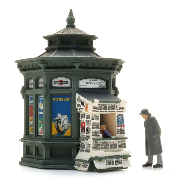 Artitec HO 387.677 Fransk aviskiosk f�rdig model. 