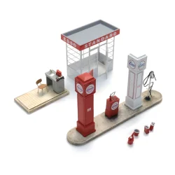 Artitec HO 387.634 Benzinstation Esso-Standard. F�rdig model . 