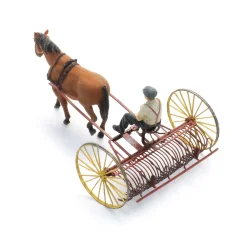 Artitec HO 387.609 Hrive med hest + figur frdig model. 