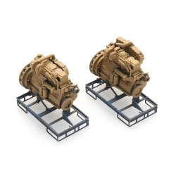 Artitec HO 387.510 Industridieselmotor p� transportpalle (2x) F�rdig model. 