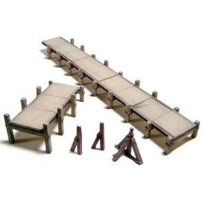 Artitec 14.103 spor N Landingstrin harpiksst umalet Dimensioner L x B x H:170 x 22 x 10 mm