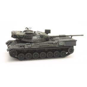 Artitec HO 6870049 Leopard 1 gelboliv jernbanetransport. F�rdig model